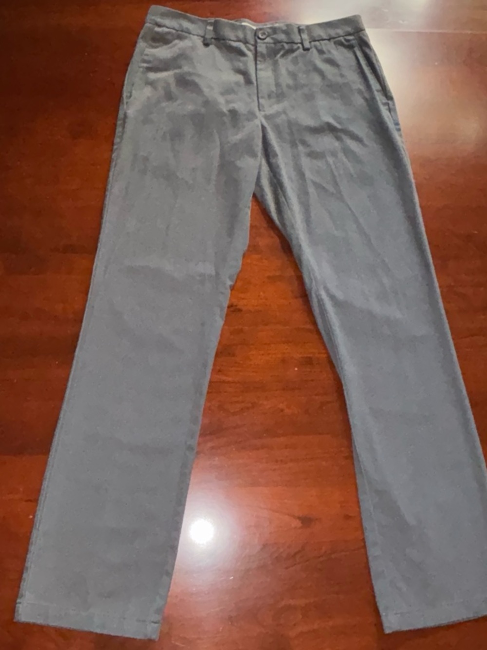 Amazon Essentials Men's Straight-Leg Chinos - Charcoal Gray 32x32